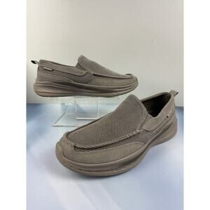 Mens Skechers Relaxed Fit Slade-Munson Slip-On Sz 12 Loafer Shoes Gray EUC